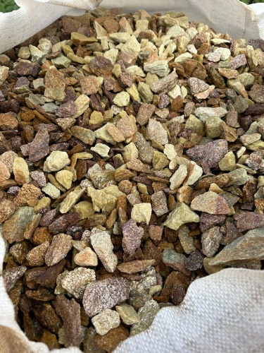 Златолит персиковый декоративная каменная крошка купить в Красноярском крае