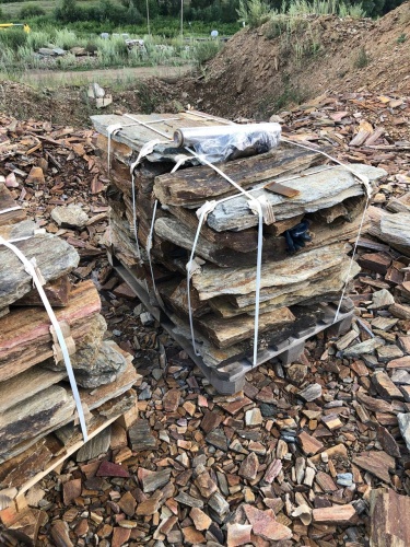 Плитняк кора дерева 50-100мм для пошаговых дорожек купить в Красноярском крае