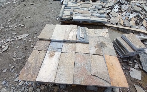 Плитка пилёная златолит Уральский для фасада купить в Красноярском крае