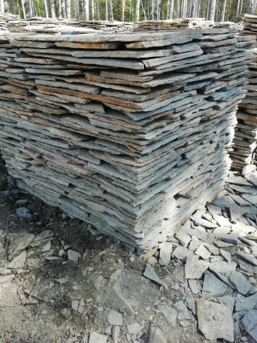 Плитняк златолит Уральский для цоколя, отмостки купить в Красноярском крае